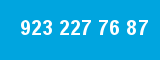 923 227 76 87 923 227 76 87
